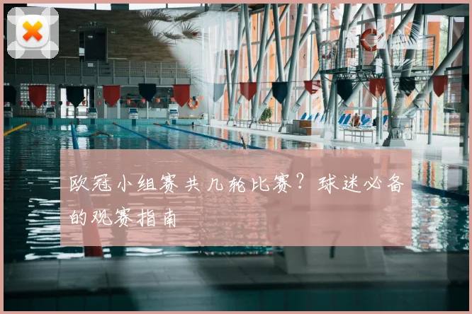 欧冠小组赛共几轮比赛?球迷必备的观赛指南